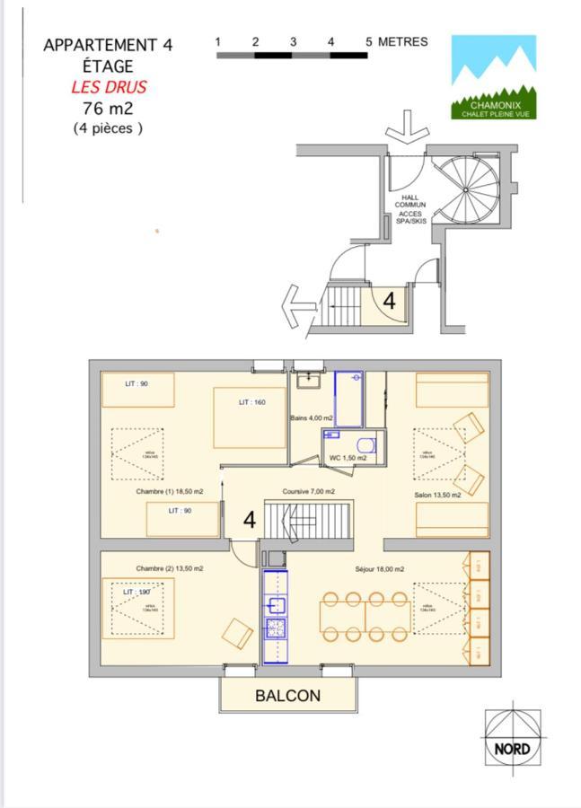 Chalet Pleine Vue & Spa 霞慕尼 外观 照片
